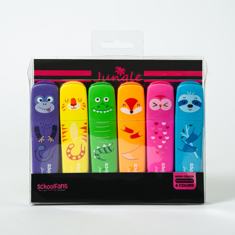 هايلايتر فلت جنگل بسته 6 رنگ