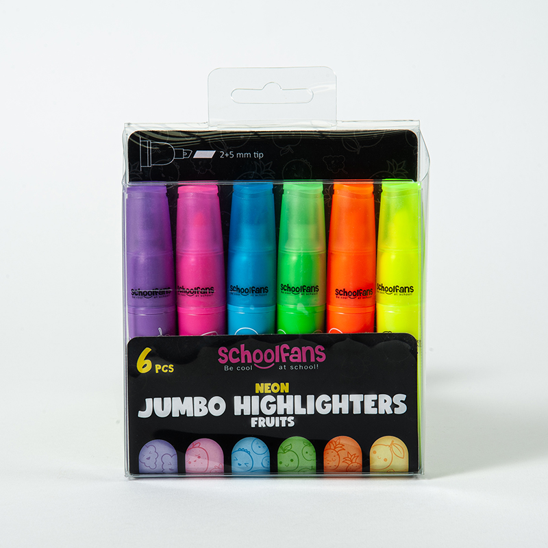هايلايتر جامبو عطری بسته 6 رنگ