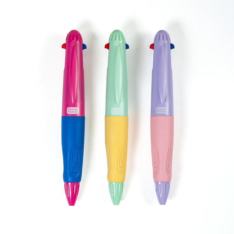 خودكار 3 رنگ فشاری جیبی