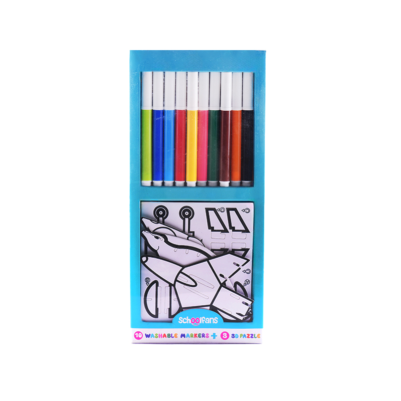 ماژیک نقاشی با پازل 3D